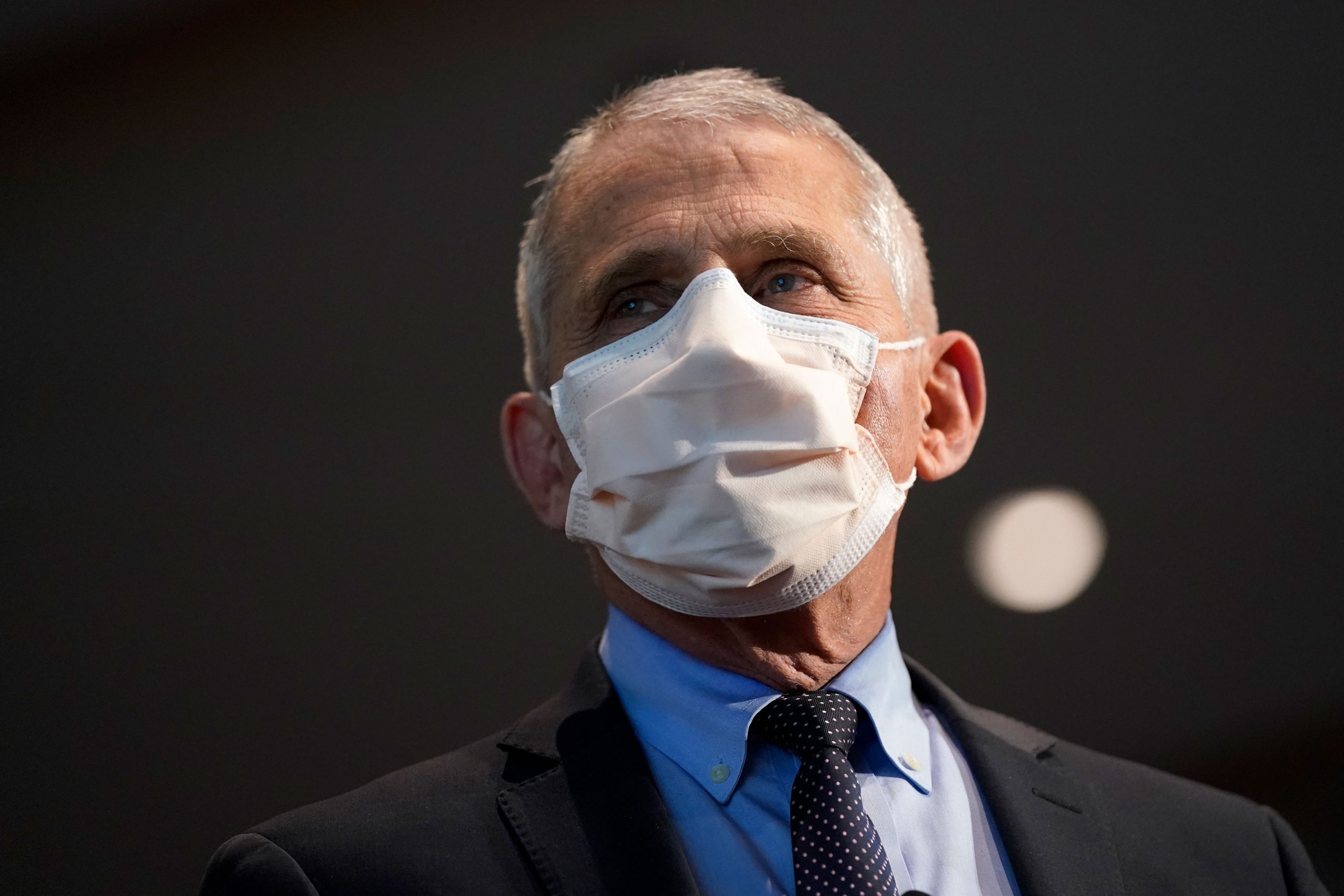 Fauci says distributing first doses of the Covid-19 vaccine to more people is “under study”