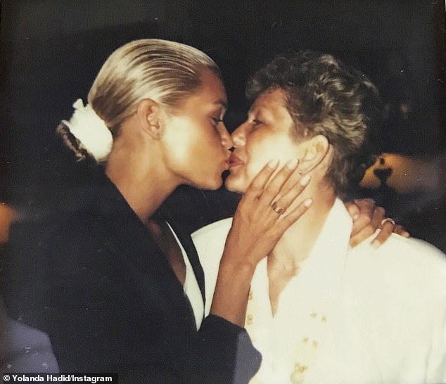 A Sweet Memory: The second photo in her gallery was a beautiful throwback shot of Yolanda and her mom several years ago