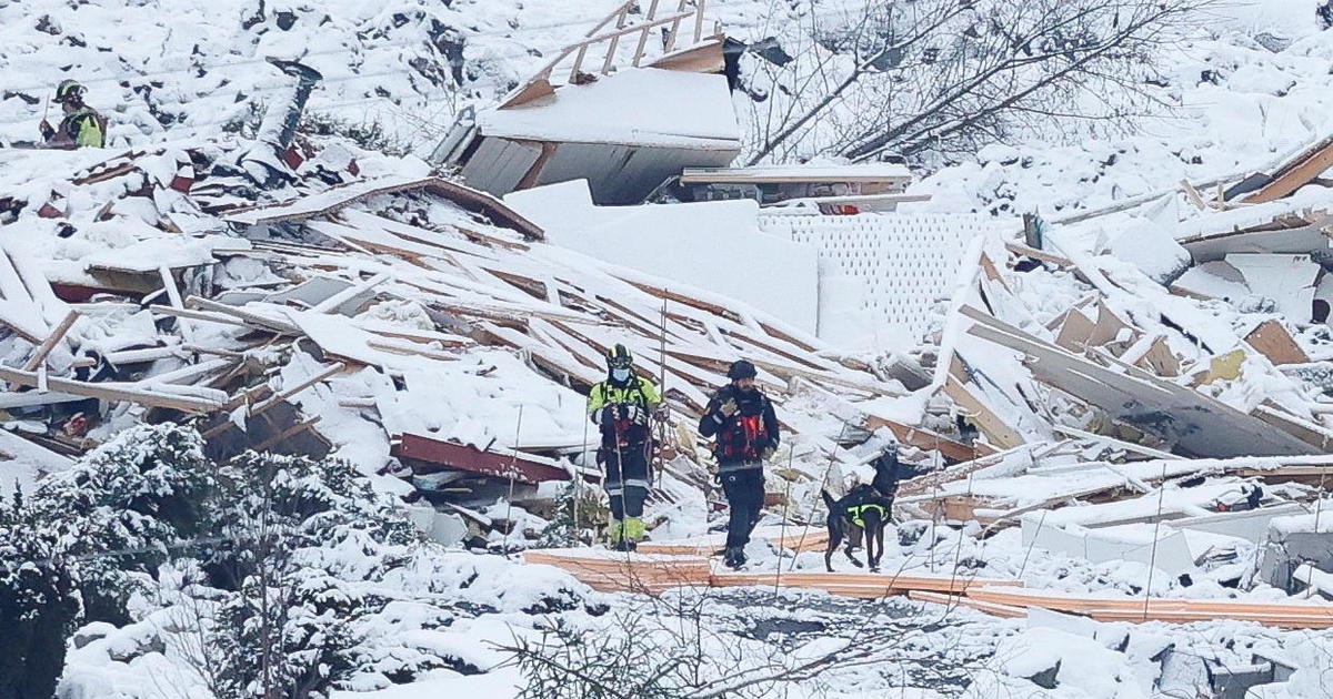 A third body was found in a Norwegian landslide;  7 is still missing