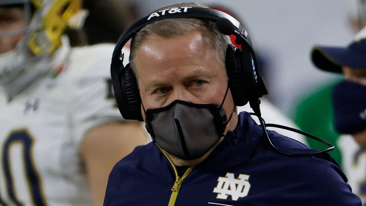 Brian Kelly of Notre Dame slams the media after losing to Alabama
