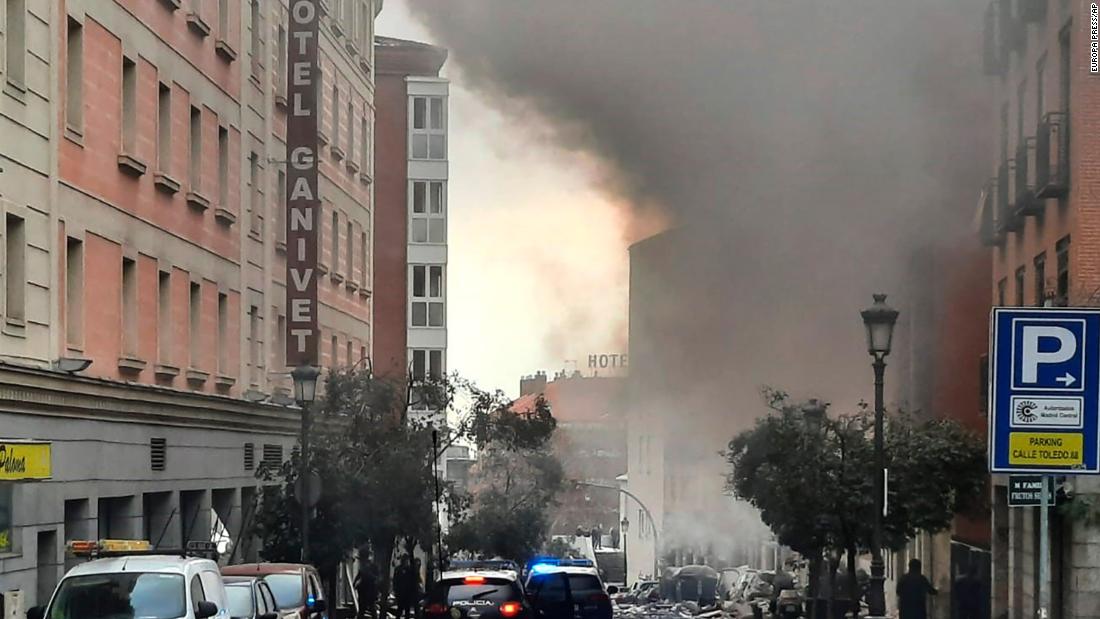 Madrid explosion: two dead and several wounded in an explosion in the Spanish capital