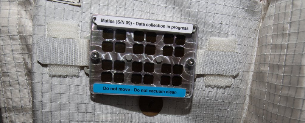 This spot on the International Space Station has stayed dirty – for science